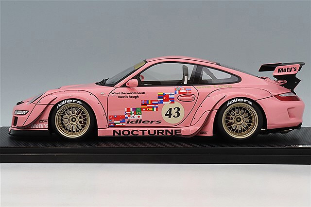 イグニッションモデル 1/18 RWB 997 ピンク/WORK M1タイプ18インチ
