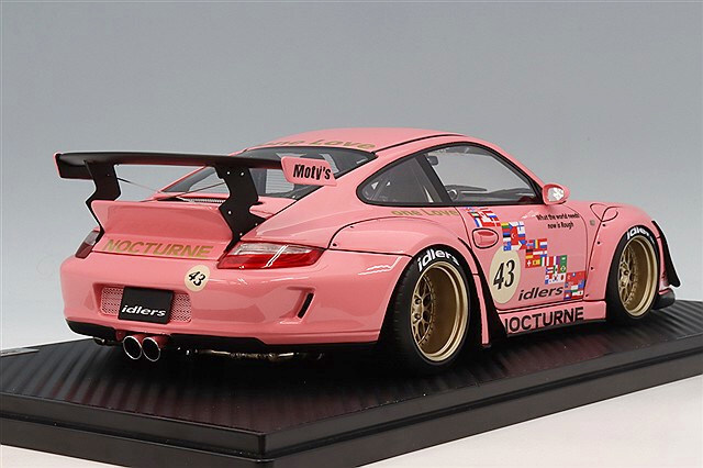 イグニッションモデル 1/18 RWB 997 ピンク/WORK M1タイプ18インチ