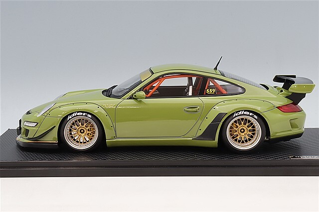 イグニッションモデル 1/18 RWB 997 グリーン/WORK M1タイプ18インチ