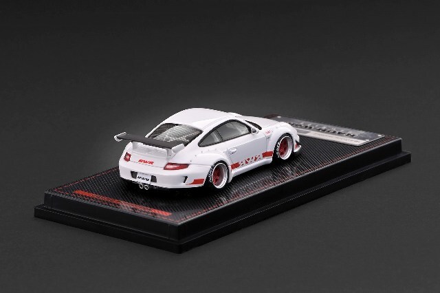 あじすけ様 ☆予約品☆ イグニッションモデル 1/64 RWB 997 GT3 ホワイト/WORK L1
