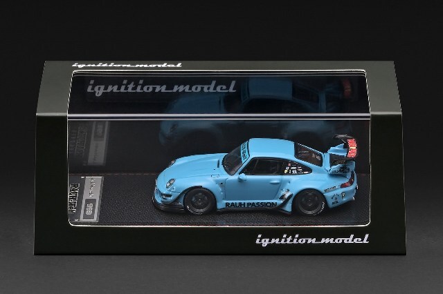 ☆予約品☆ イグニッションモデル 1/64 RWB 993 ライトブルー/WORKマイ