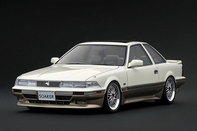 限定期間ignition model 1/18ソアラ3.0 GTホワイトゴールド ☆予約品☆ イグニッションモデル 1/18 トヨタ ソアラ (Z20) 3.0GT
