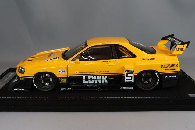 イノモデル 1/18 日産 スカイライン LBWK (ER34) スーパーシルエット 