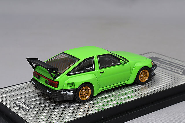 イノモデル 1/64 パンデム ロケットバーニー トヨタ AE86 レビン グリーン