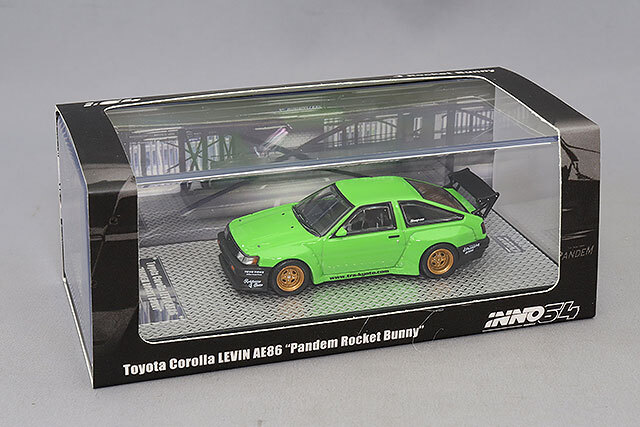イノモデル 1/64 パンデム ロケットバーニー トヨタ AE86 レビン グリーン