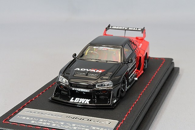 ☆ イノモデル 1/64 日産 スカイライン LBWK (ER34) スーパーシルエット 