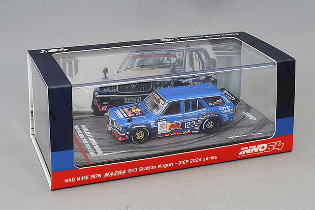 イノモデル 1/64 マツダ RX3 ステーションワゴン 1976 2024 D1