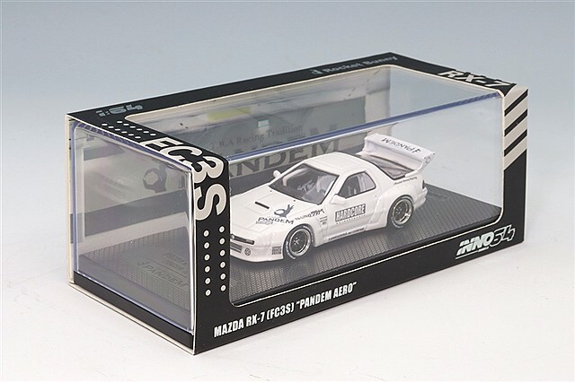 イノモデル 1/64 マツダ RX7 パンデム FD3S FC3S 2台セット イノモデル 1/64 マツダ RX7 (FC3S) パンデム エアロ ワイド