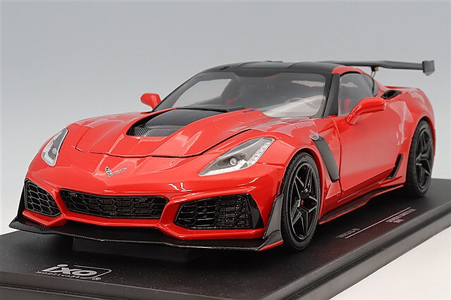 イクソ 1/18 シボレー コルベット C7 ZR1 2019 レッド