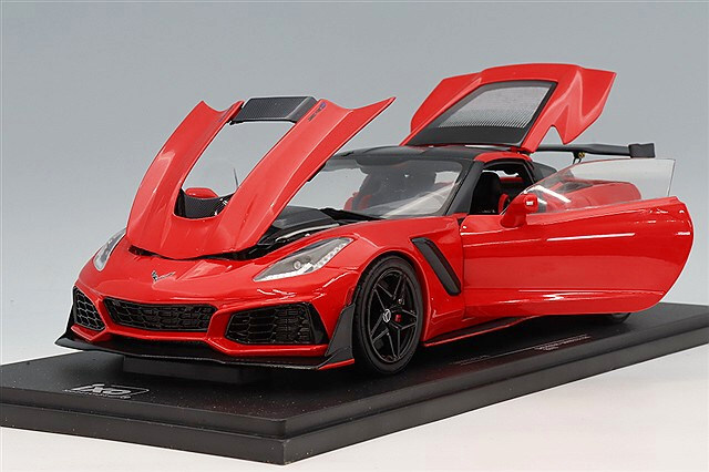 イクソ 1/18 シボレー コルベット C7 ZR1 2019 レッド