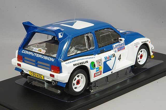 アミーボマリオ イクソ 1/18 MG メトロ 6R4 1986 RAC ラリー #4 T.ポンド/R.Arthur