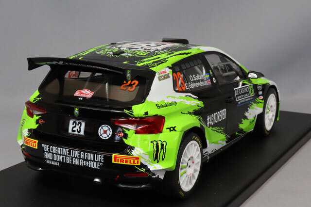 イクソ 1/18 シュコダ ファビア Rally2 2023 モンテカルロラリー