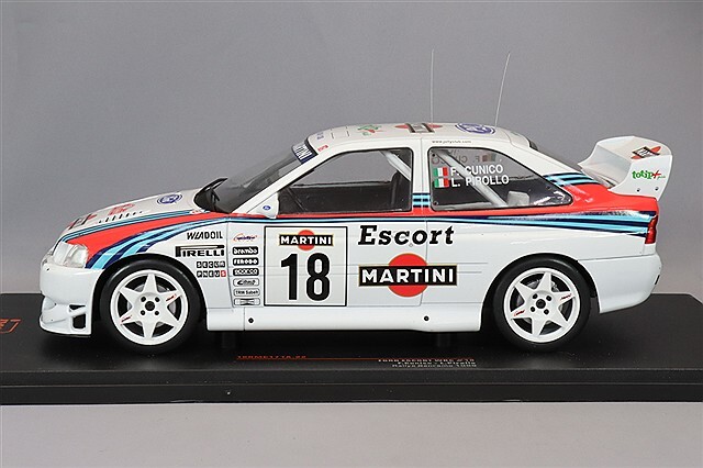 イクソ 1/18 フォード エスコート WRC マルティニ 1998 ラリー