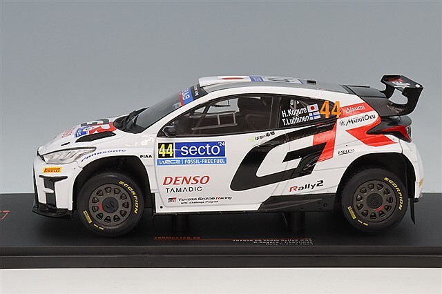 ixo 1/18 GRヤリス 2024 ラリーフィンランド #69 Ixo 1:18 Toyota GR Yaris Rally1 Hybrid #69 Winner Safari