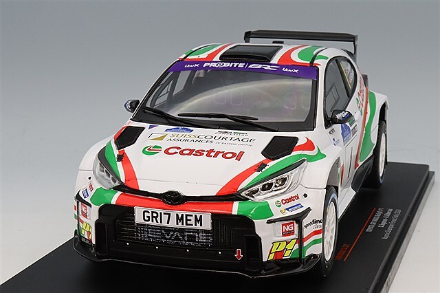 イクソ 1/18 トヨタ GR ヤリス ラリー2 カストロール 2024