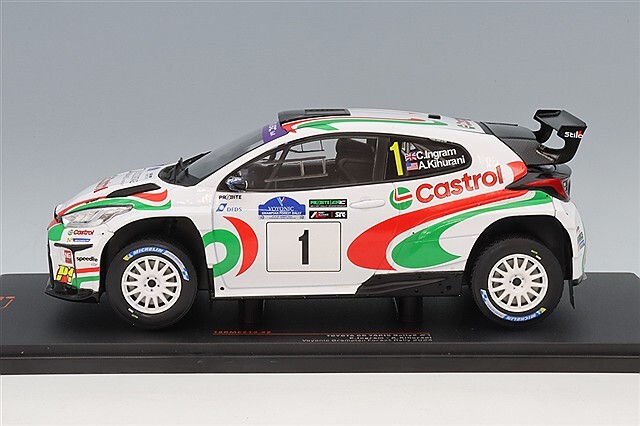 イクソ 1/18 トヨタ GR ヤリス ラリー2 カストロール 2024