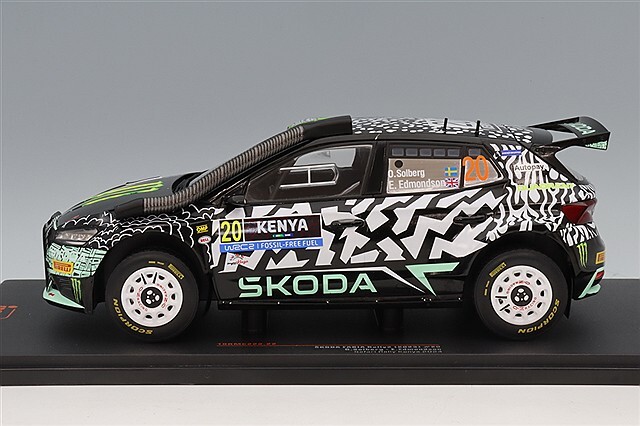 イクソ 1/18 シュコダ ファビア RS ラリー2 2024 サファリ ラリー