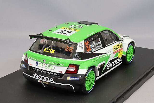 イクソ 1/24 シュコダ ファビア R5 2018 カタルーニャ ラリー