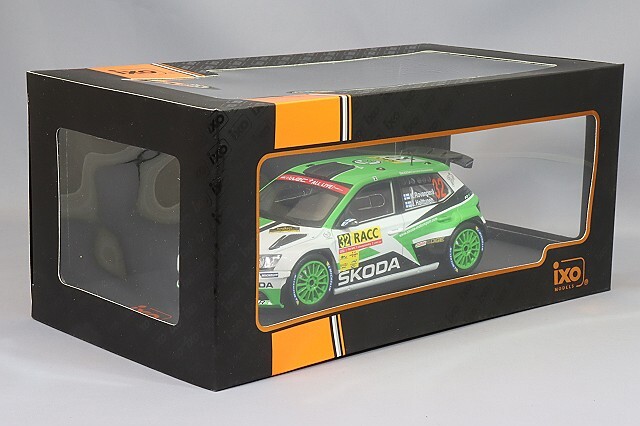 【中古】ixo 1/43 シュコダ ファビア R5 EVO 2019年ラリー・コンドロス C.De Cecco / J Humblet ＃18 ミニカー【箱色あせあり】[10][240010475246] 中古】箱日焼け)1/43 ｲｸｿ ｼｭｺﾀﾞ ﾌｧﾋﾞｱ R5 EVO 2019年ﾗﾘｰ・ｺﾝﾄﾞﾛｽ