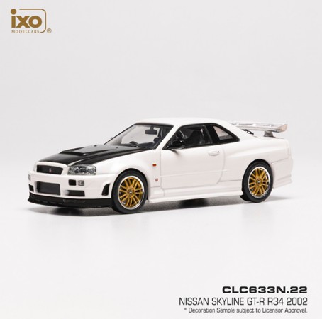 ☆予約品☆ イクソ 1/43 ニッサン スカイライン GT-R R34 2002