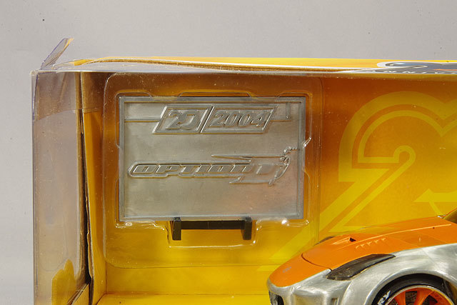 JADA 1/24 OPTION D 日産 350Z 2003 シルバー/オレンジ