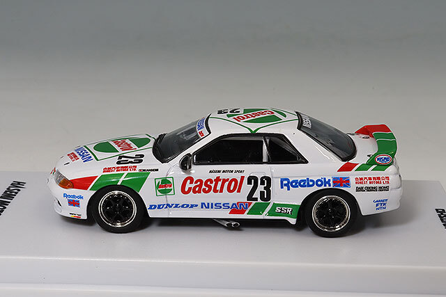 京商 1/64 カストロール スカイライン GT-R(R32) Gr.A 1990 #23 LED