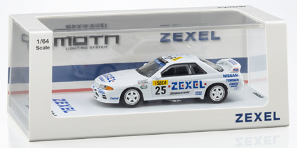 ☆予約品☆ 京商 1/64 ゼクセル スカイライン GT-R(R32) Gr.A 1991 #25