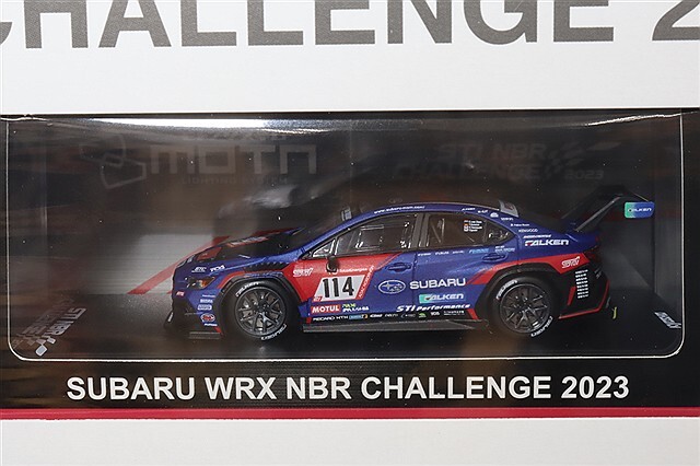 京商ミニカー&ブック SUBARU WRX NBR CHALLENGE 2023 京商 ミニカー&ブック No.23 1/64 スバル WRX NBRチャレンジ 2023