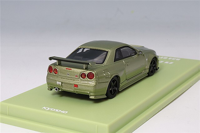 京商 1/64 ニスモ R34 GT-R Z-チューン ミレニアムジェイド LED搭載