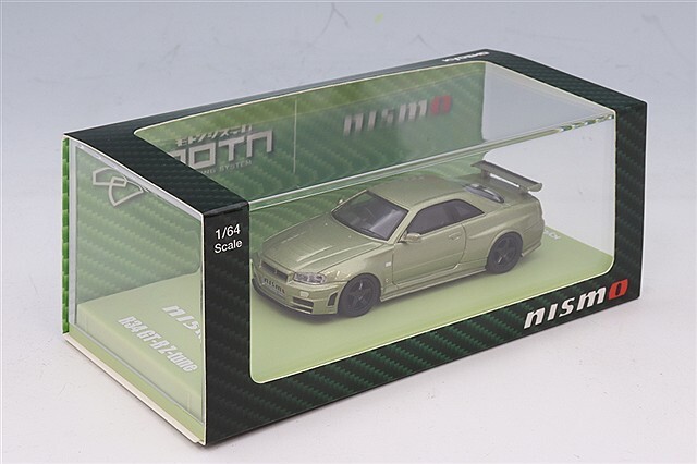 京商 1/64 ニスモ R34 GT-R Z-チューン ミレニアムジェイド LED搭載