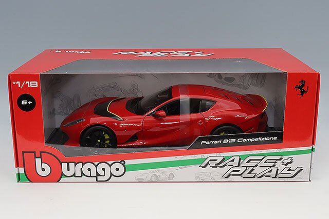 ブラゴ 1/18 フェラーリ 812 コンペティツィオーネ (レッド)