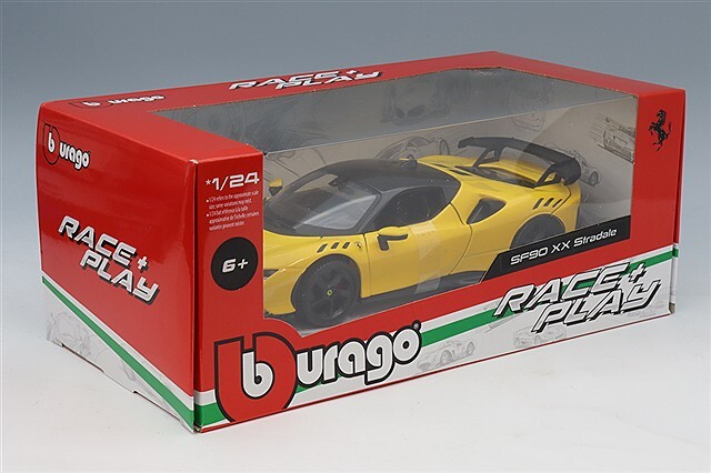 ブラゴ 1/24 フェラーリ SF90 XX ストラダーレ イエロー