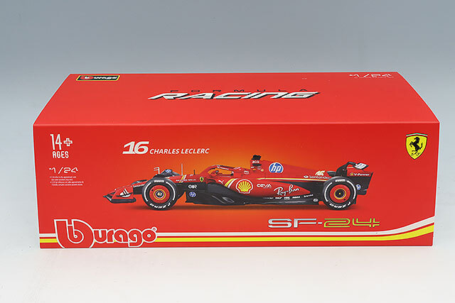 ブラゴ 1/24 フェラーリSF-24 F1 2024 #16 C.ルクレール ドライバー付