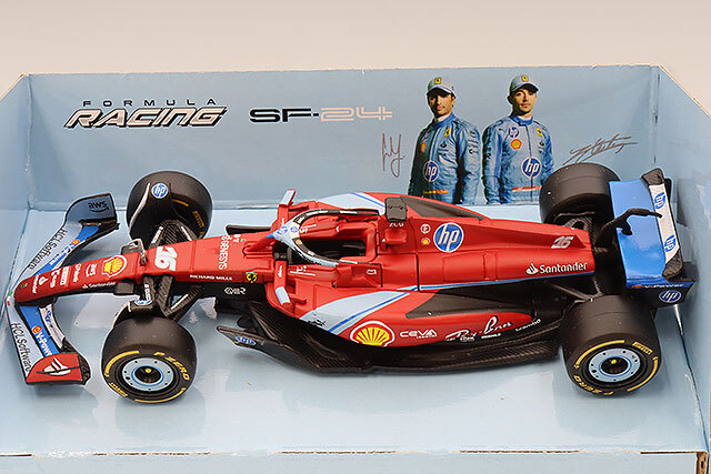 ブラゴ 1/43 フェラーリ SF-24 マイアミGP 2024 #16 C.ルクレール