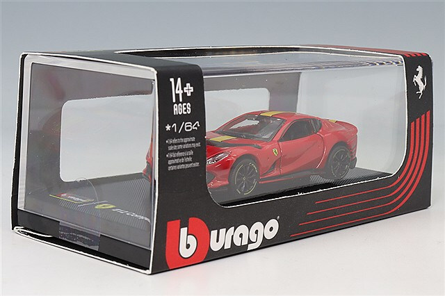 ブラゴ 1/64 フェラーリ 812 コンペティツィオーネ レッド