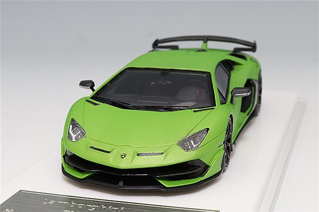 NEWモデル 1/43 TOYS HING HUNG ランボルギーニ グリーン SVJ アヴェンタドール ロッド