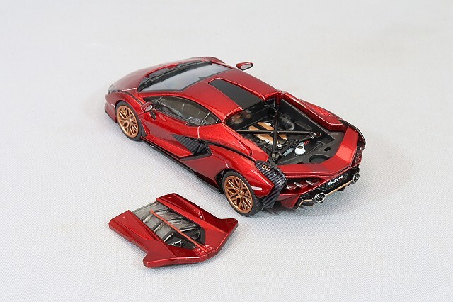 HUNG HING TOYS 1/64 ランボルギーニ シアン FKP 37 レッド