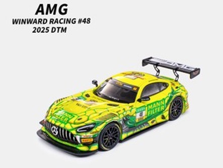 ☆予約品☆ NZG 1/64 メルセデス AMG GT3 EVO ウィンワード 2025 DTM #48
