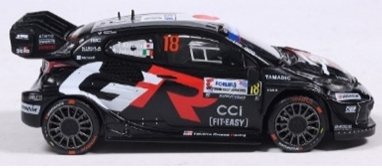 ラリージャパン 2025 会場限定 GR Yaris 勝田 ☆ キーホルダー付 会場限定 ラリージャパン 2025 TOYOTA GR Yaris Rally1 No 18 勝田 貴