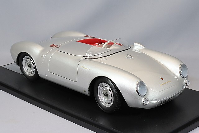 KKスケール 1/12 ポルシェ 550A スパイダー 1956 シルバー