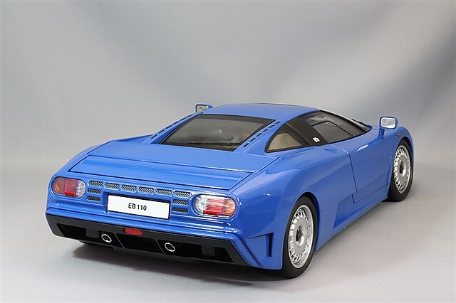 KKスケール 1/12 ブガッティー EB110 1991 ブルー