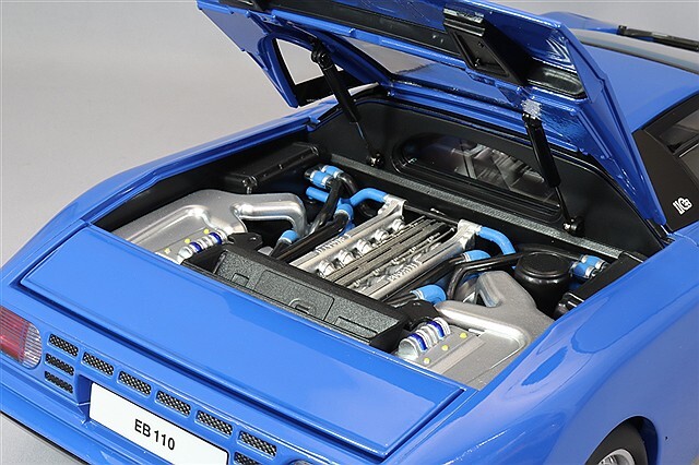 KKスケール 1/12 ブガッティー EB110 1991 ブルー