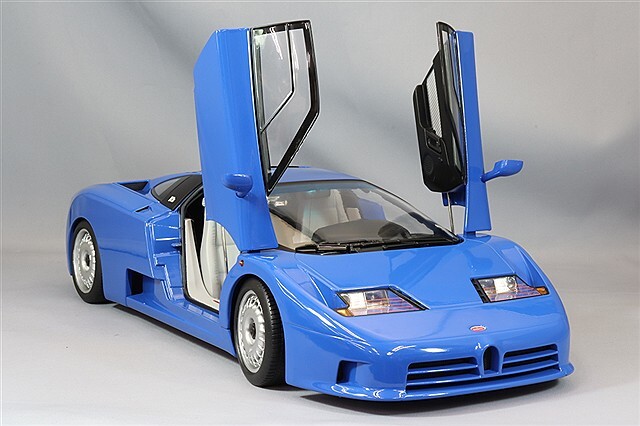 KK Scale 1/12 ブガッティ EB110 1991 (ブルー) 1991 Bugatti EB110 Blue Diecast Model Car | KK Scale