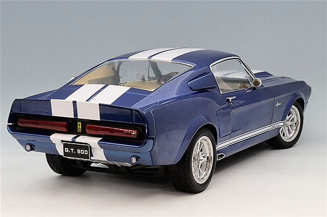KKスケール 1/12 フォード マスタング シェルビー GT500 1967 ブルー