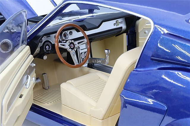 KKスケール 1/12 フォード マスタング シェルビー GT500 1967 ブルー