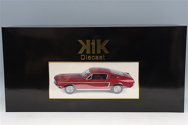 専用品Heco Models フォード・マスタング ＧＴファストバック KKスケール 1/12 フォード マスタング GT ファストバック 1968 レッド
