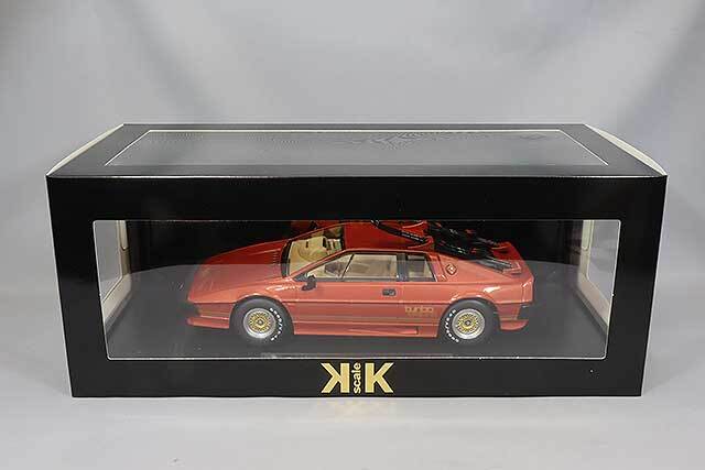 KKスケール 1/18 ロータス エスプリ ターボ 1981 スキー板付 カッパー  