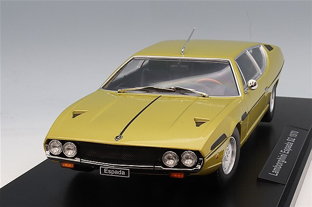 1/18 ランボルギーニエスパーダ 希少車 KKスケール 1/18 ランボルギーニ エスパーダ S2 1970 ゴールドメタリック