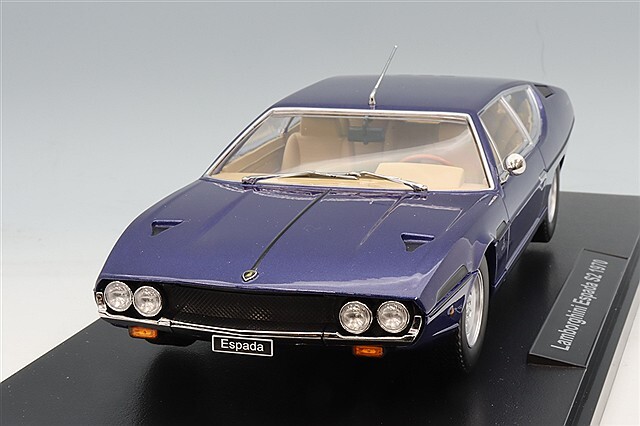 KKスケール 1/18 ランボルギーニ エスパーダ S2 1970 ダークブルー
