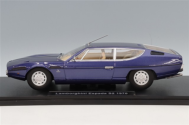 KKスケール 1/18 ランボルギーニ エスパーダ S2 1970 ダークブルー